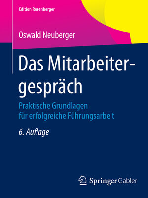 cover image of Das Mitarbeitergespräch